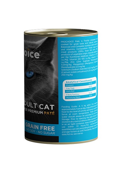 Adult Balık ve Sebzeli Kedi Konservesi 400 gr
