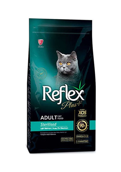 Reflex Plus Somonlu Kısırlaştırılmış Kedi Maması 1,5 kg