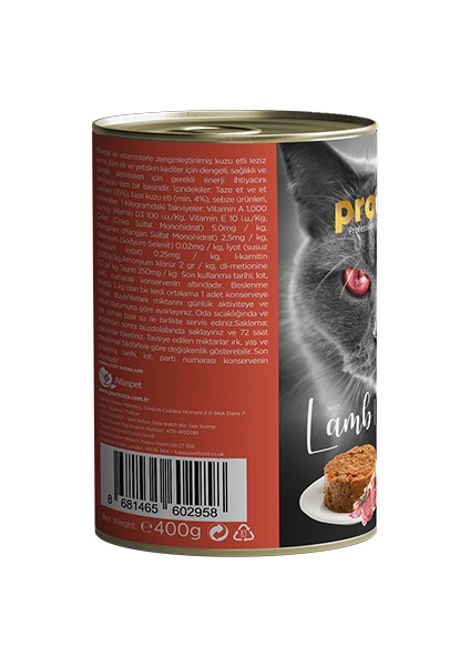 Sterilised Somonlu Kısırlaştırılmış Kedi Konservesi 400 gr