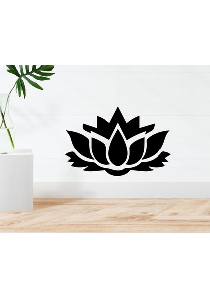 Gift Lotus Çiçeği Tasarımlı Duvar Sticker-1