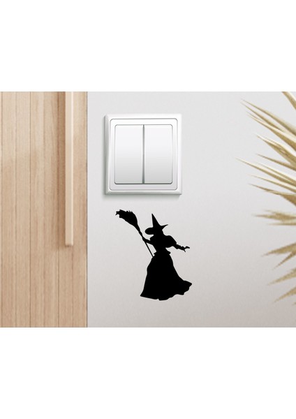 Gift Cadı Tasarımlı Duvar Sticker-1