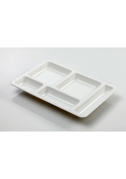 Tabldot Tabağı Beyaz Plastik