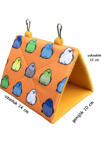 Forpus Papağanı Uyku Hamağı Çadırı Küçük Kafes & Kuşlara Uygun Hamak Turuncu fiyatları