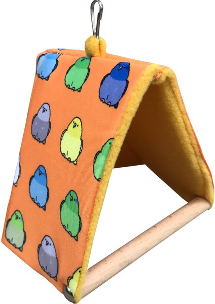 Forpus Papağanı Uyku Salıncağı Rüzgar Kesen Çadır Salıncak Turuncu