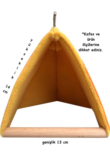 Forpus Papağanı Uyku Salıncağı Rüzgar Kesen Çadır Salıncak Turuncu fiyatları