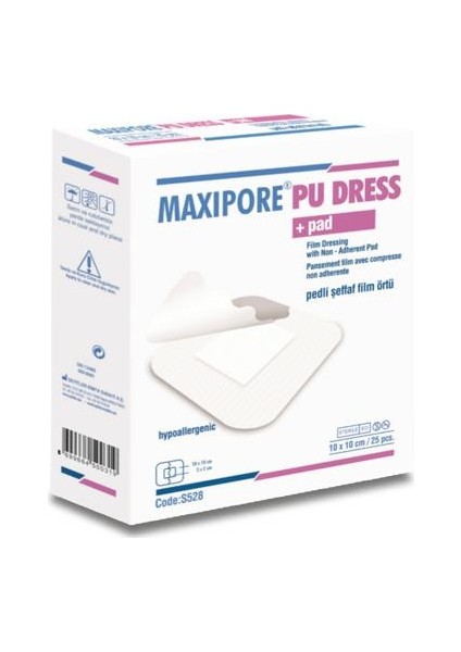 Pu Dress Su Geçirmez Film Yara Örtüsü 10CM x 10CM 25 Adet