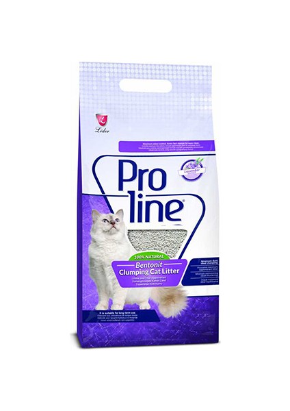 Pro Line Proline Bentonit Lavanta Kokulu Kedi Kumu 10 Lt