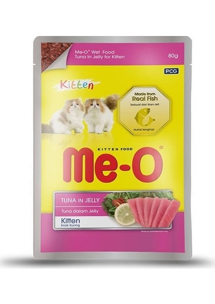 Me-O Meo Kuzu Etli Yavru Kedi Pouch Konservesi 80 gr