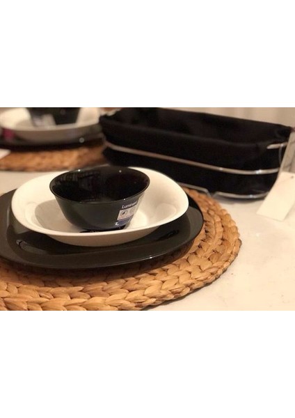 Luminarc Carine Noir Siyah Kase 12 cm. 6'lı Set modelleri