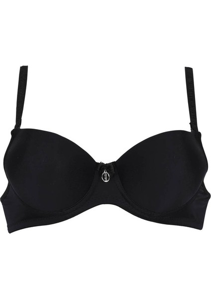 Destekli Kaplı Sütyen 3570 | Siyah
