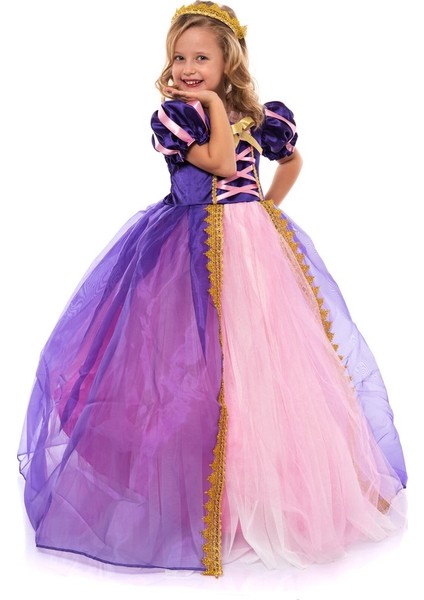 PANO KİDS RAPUNZEL KOSTÜMÜ