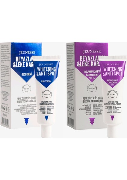 & Gece Kremi + Spf 15 Yüz Bakım Kremi 50 Ml