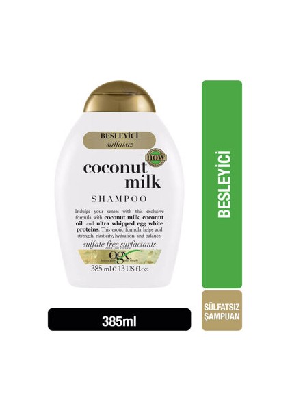 Coconut Milk Besleyici Şampuan 385 ml