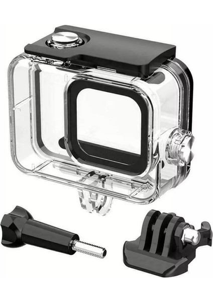 GO209 Gopro Hero 13 Hero 12  Hero 11 Hero 10 Hero 9 Black Uyumlu 60 Metre Su Geçirmez Koruyucu Muhafaza Waterproof Housing Case