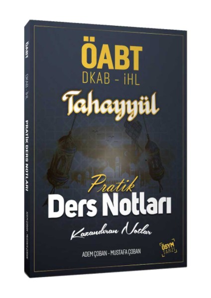 Tahayyül Yayınları Dikab Öabt Pratik Ders Notları