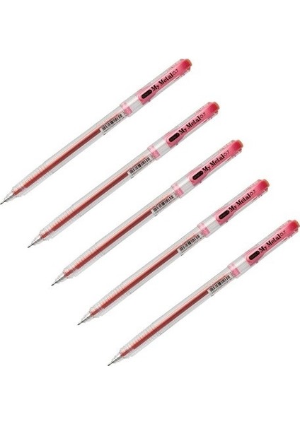 My-Metal 0.7 mm Pembe Iğne Uçlu Kalem 5 Adet