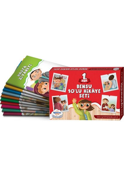 1. Sınıf Okuma Anlama Kitabı - Bensu 10’lu Hikaye Kitabı Seti - modelleri