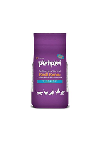 Pisipisi Topaklaşan Bentonit Kalın Kedikumu 10 kg