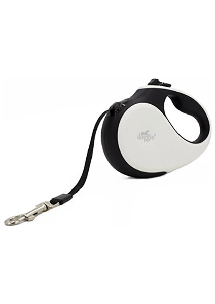 Doggie Otomatik Köpek Tasması Soft Seri L White