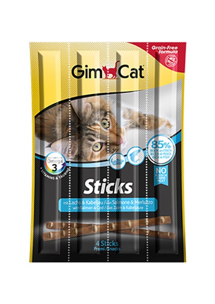 Sticks Alabalıklı Somonlu Kedi Ödül Çubukları 20 gr