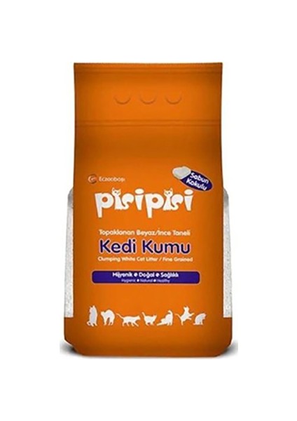 Pisipisi Sabun Kokulu Ince Bentonit Kedi Kumu 2X10 kg