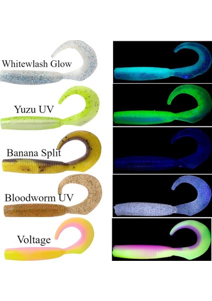 Bait Junkie 10CM Grub Silikon Yem modelleri