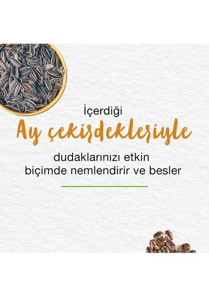 Güneş Koruyucu SPF 30 Dudak Kremi, Nemlendirici, Besleyici, %100 Doğal Renk, Silikon İçermez, 4,5 gr