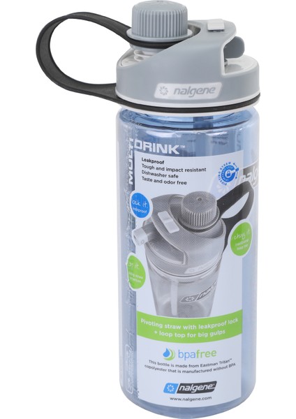 NG250.08.1790 Nalgene Multidrink Green -Gray Cap Tritan Suluk Suluk - Matara Gri