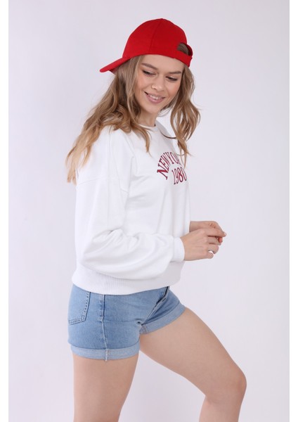 Kadın Beyaz Bacıs Sweatshirt fiyatları