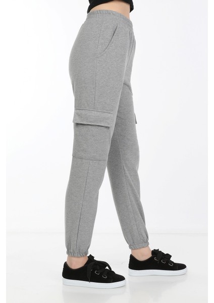 Kadın Cepli Paçası Lastikli Eşofman Altı modelleri