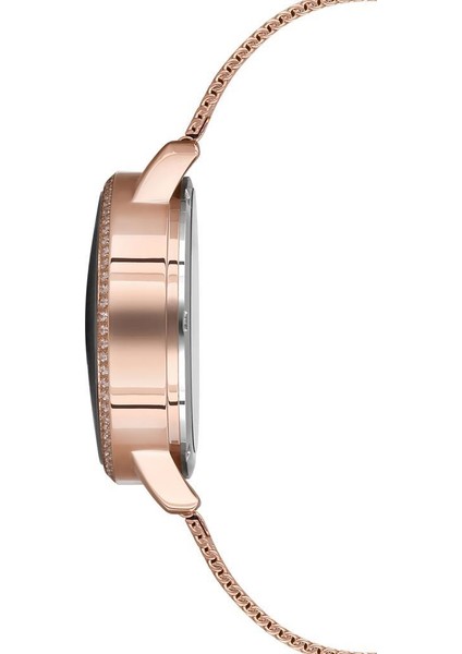 YW3122 Havana Taşlı Rose Gold Kadın Kol Saati