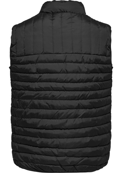 &sons Erkek Yelek Paul Quilted 22015123-BLK