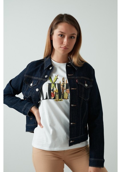 Kadın Jean Ceket Original Trucker 29945-0013