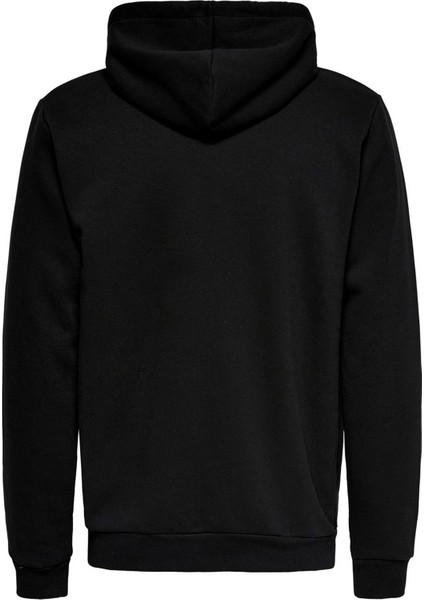 Only & Sons  Erkek Zip Hoodie Ceres Life 22018684-BLK