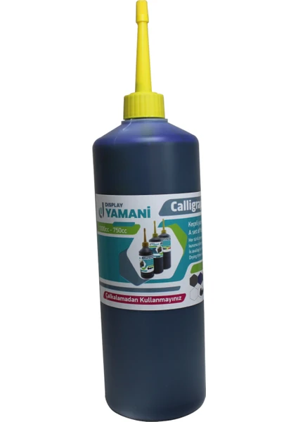 Yamani Display Keçeli Yazı Seti Mürekkebi 1 Lt Mavi