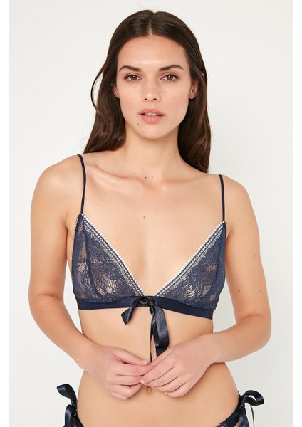 Indigo Dantella Full Lace Ribbon Sütyen fiyatları
