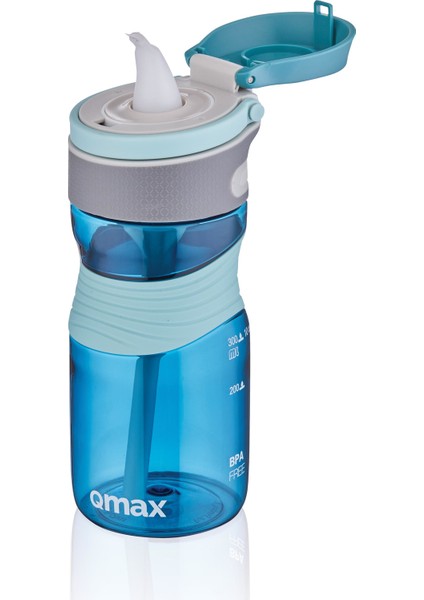 Qx-02 Tritan Matara 450 ml Mavi