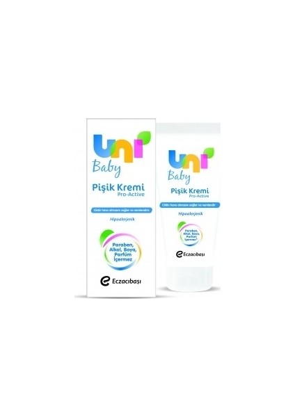 Uni Baby Pişik Kremi 75 ml x 2 Adet