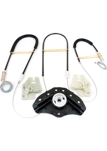 BMW 3 Serisi E46 2001-2005 4/5 Kapı Makyajlı Kasa 51330018130 İçin Ön Sağ Cam Kriko Seti Kapaklı