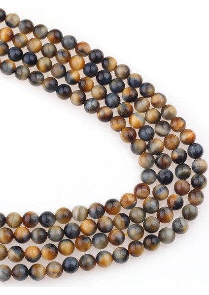 8 mm Renkli Kaplangözü Taşı Dizi - DZ3931 fiyatları