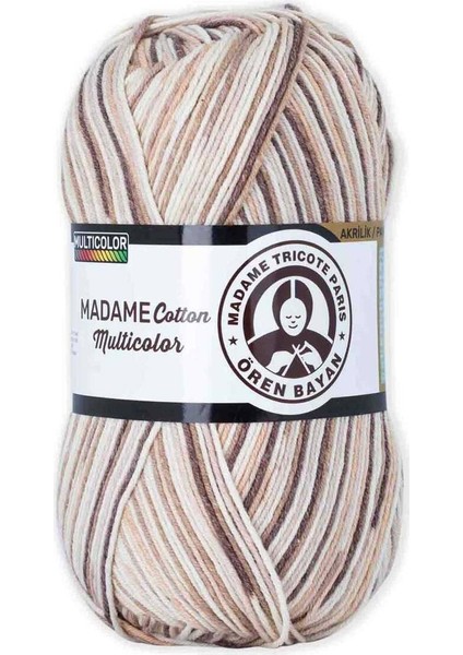 Madame Cotton Multicolor El Örgü Ipi 100 gr | 449