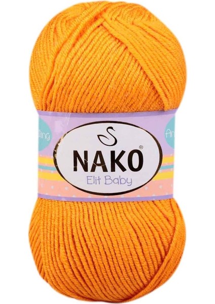 Elit Baby El Örgü Ipi 100 gr | Portakal Kabuğu 4038