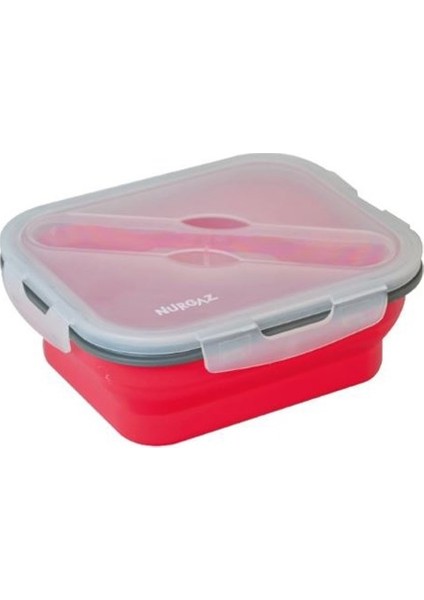 Silikon Katlanabilir Tek Gözlü Yemek Seti Ng 188