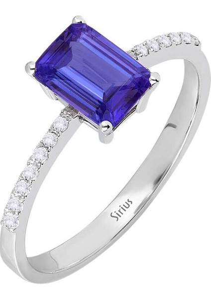 Pırlanta ve Oktagon Tanzanit Taşlı Yüzük 0417R0259 fiyatları