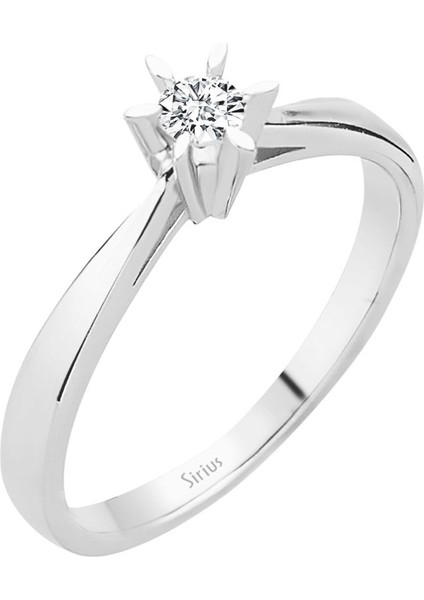 D Renk 0,15 Karat Pırlanta Tektaş Yüzük 0417R0260 fiyatları