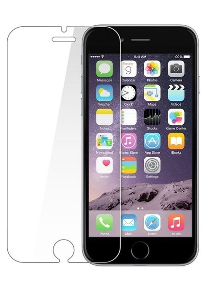 Apple iPhone 7/8 Şeffaf Silikon Kılıf + Ekran Koruyucu Kırılmaz Cam