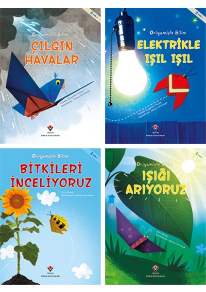 Tübitak Origamiyle Bilim Serisi Set 4 Kitap 5+ Yaş