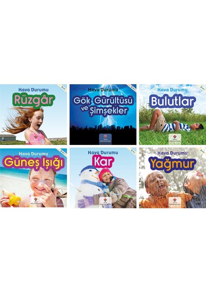 Tübitak Hava Durumu 6 Kitap Set (5+ Yaş)