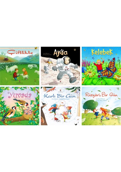 Tübitak Okulöncesi Kitaplığı 6 Kitap Set (3+ Yaş)