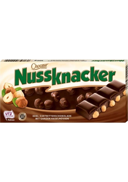 Nussknacker Sütlü Fındıklı 100 gr Alman Çikolatası